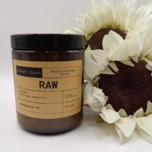 cashmere caress – emulsified sugar scrub – exfoliating body polish