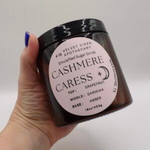 cashmere caress – emulsified sugar scrub – exfoliating body polish
