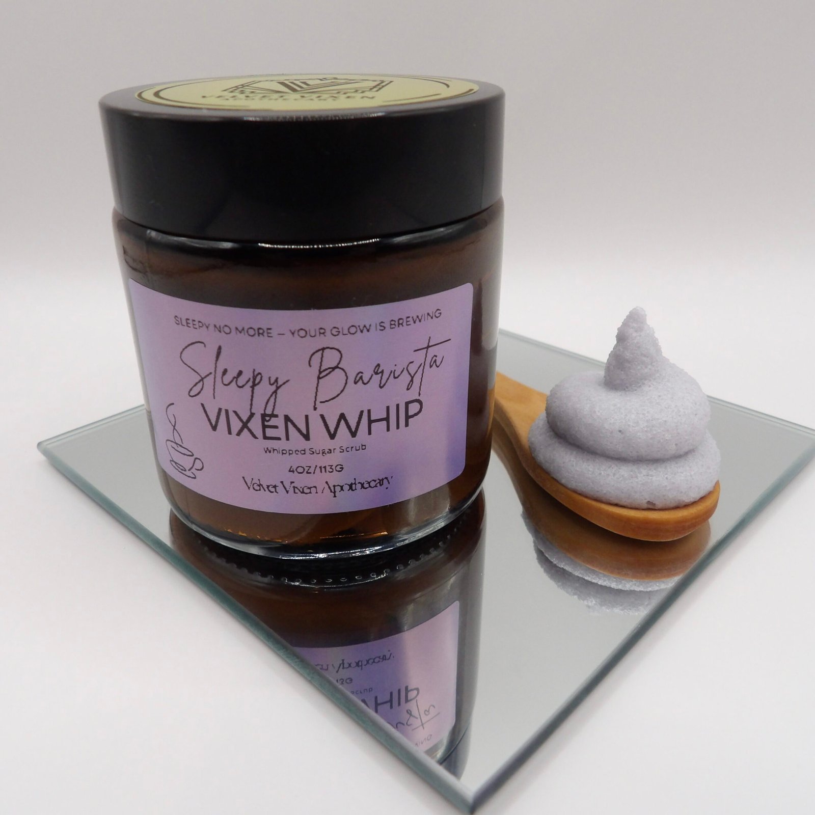 Sleepy Barista Whip – Whipped Sugar Scrub - Image 4