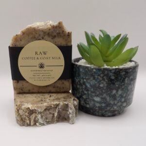 raw coffee & goat milk tallow dis honest soap